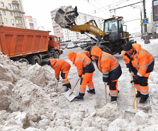 Уборка снега в Воскресенске и  Московской области