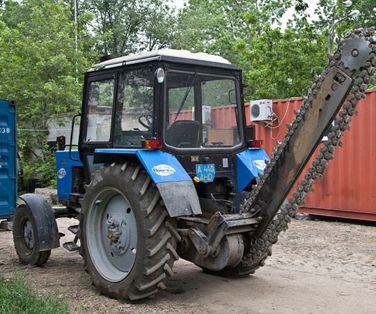 Траншеекопатель в аренду в Воскресенске и  Московской области